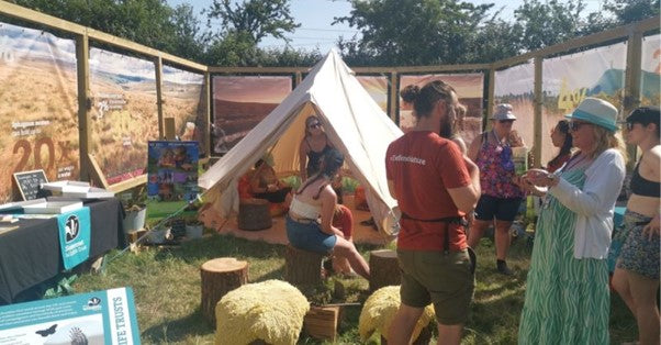 The Wildlife Trusts ‘Love Peat’ Campaign at Glastonbury: Raising Awareness for Peatlands